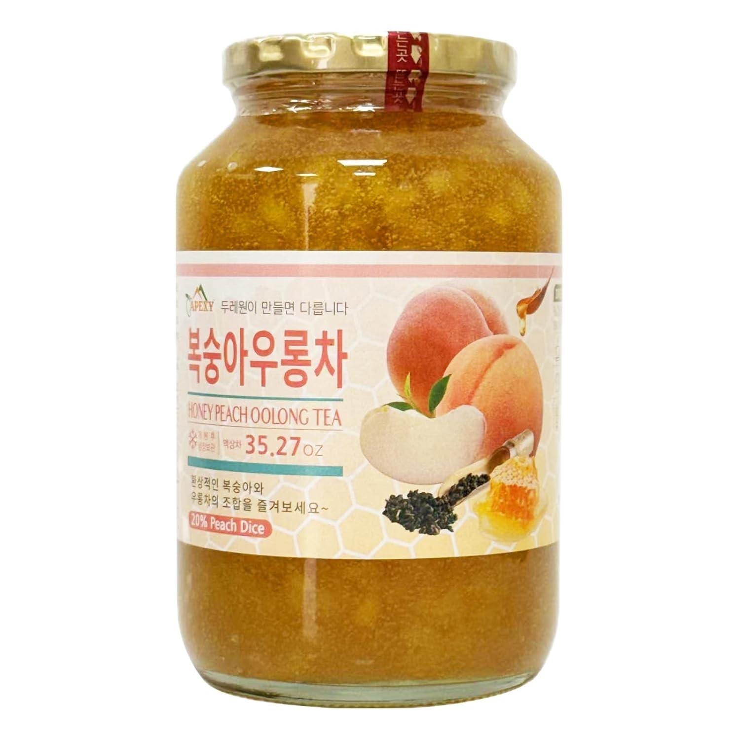35.27oz Honey Peach Oolong Tea – Refreshing & Versatile Culinary Delight