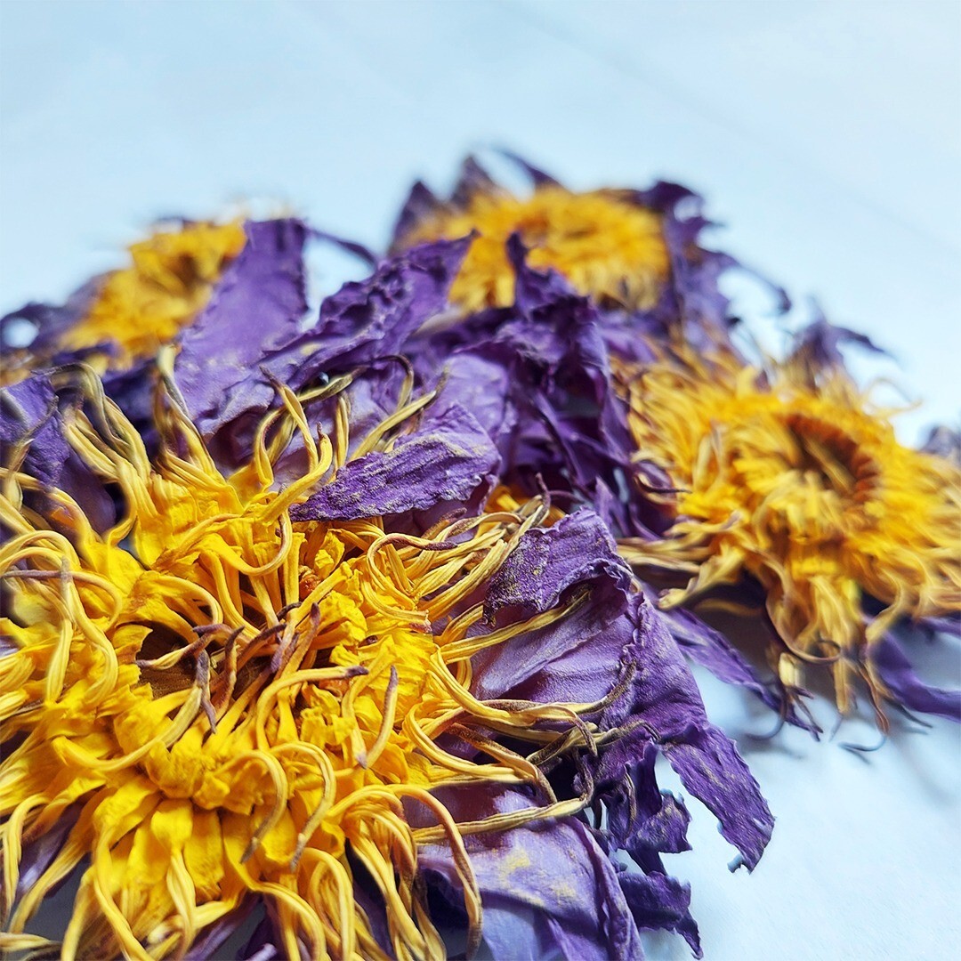 Organic Blue Lotus (Nymphaea Caerulea) Herbal Tea, 100 g – Hand‑Picked, Natural