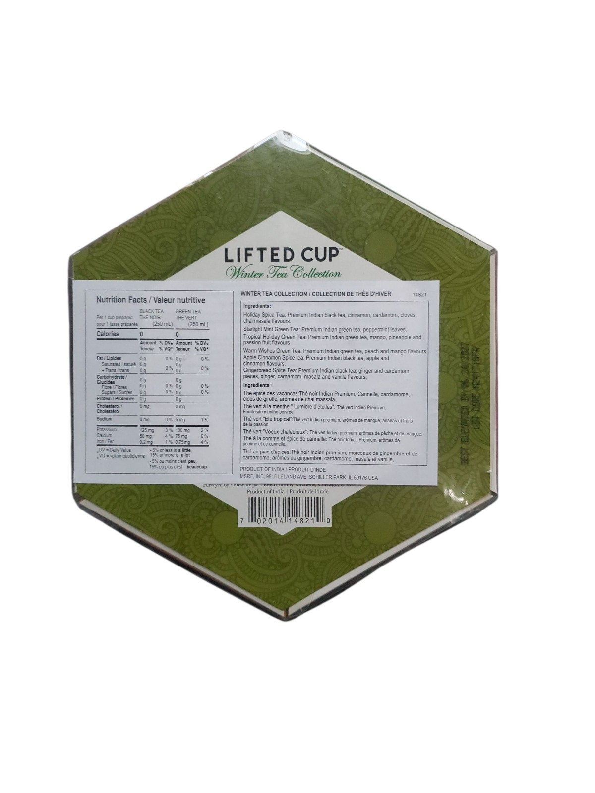 LIFTED CUP Winter Tea Collection 48 Varieties Tea Bags Exp 06/30/2027 NIP