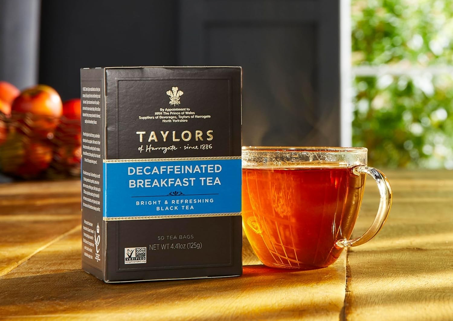 50 Count Decaffeinated Breakfast Tea – Light, Sweet Flavor for Anytime Enjoyment