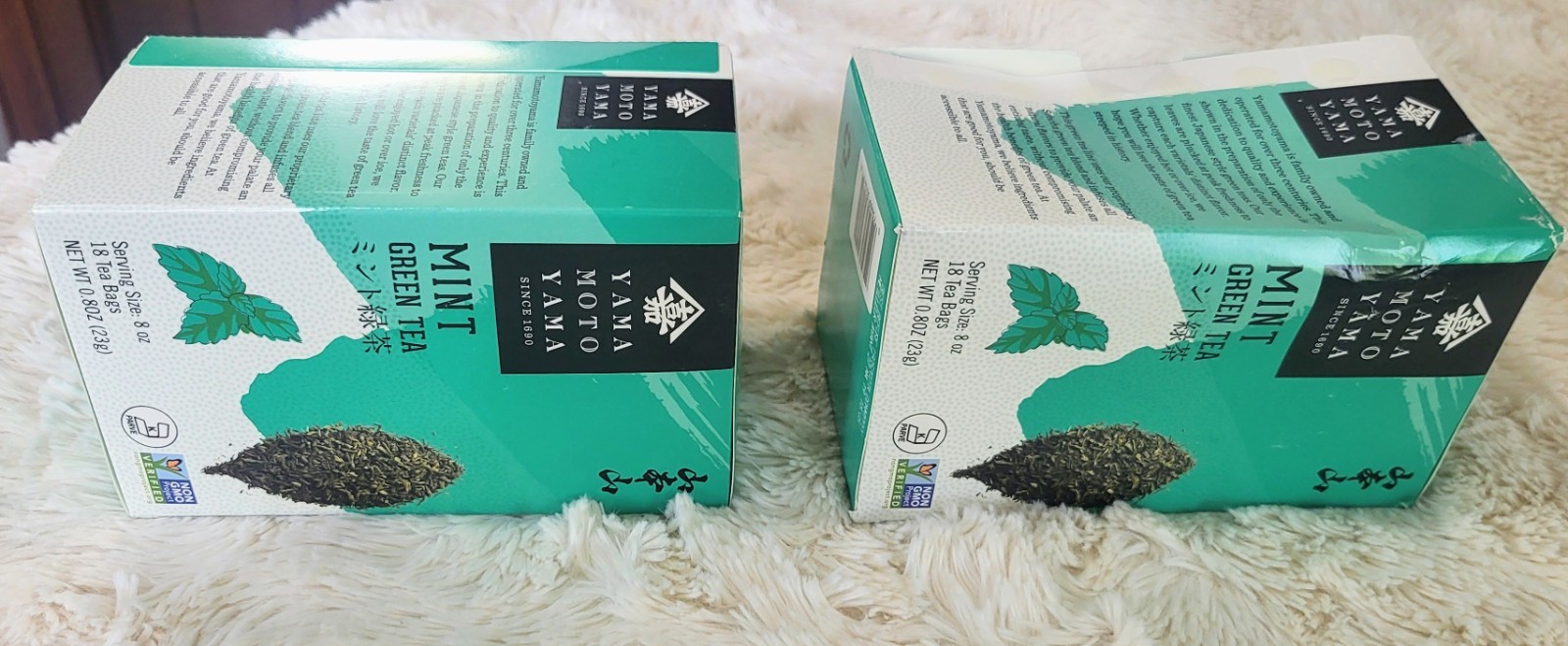 (2)Japanese Yamamotoyama Mint Sencha Green Tea ミント緑茶 (18Tea Bags),0.8 oz (23g)