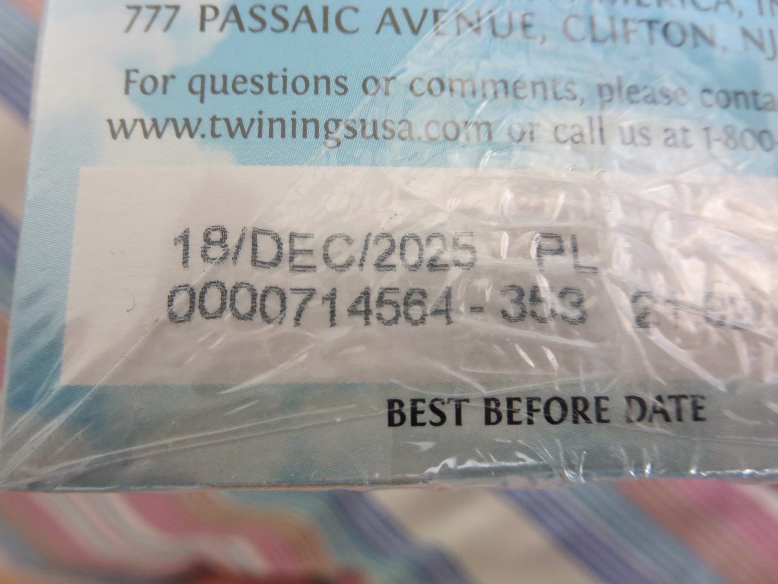 2-Pack – Twinings Mixed Berries Cold Brewed Black Tea Bags – 40 Count