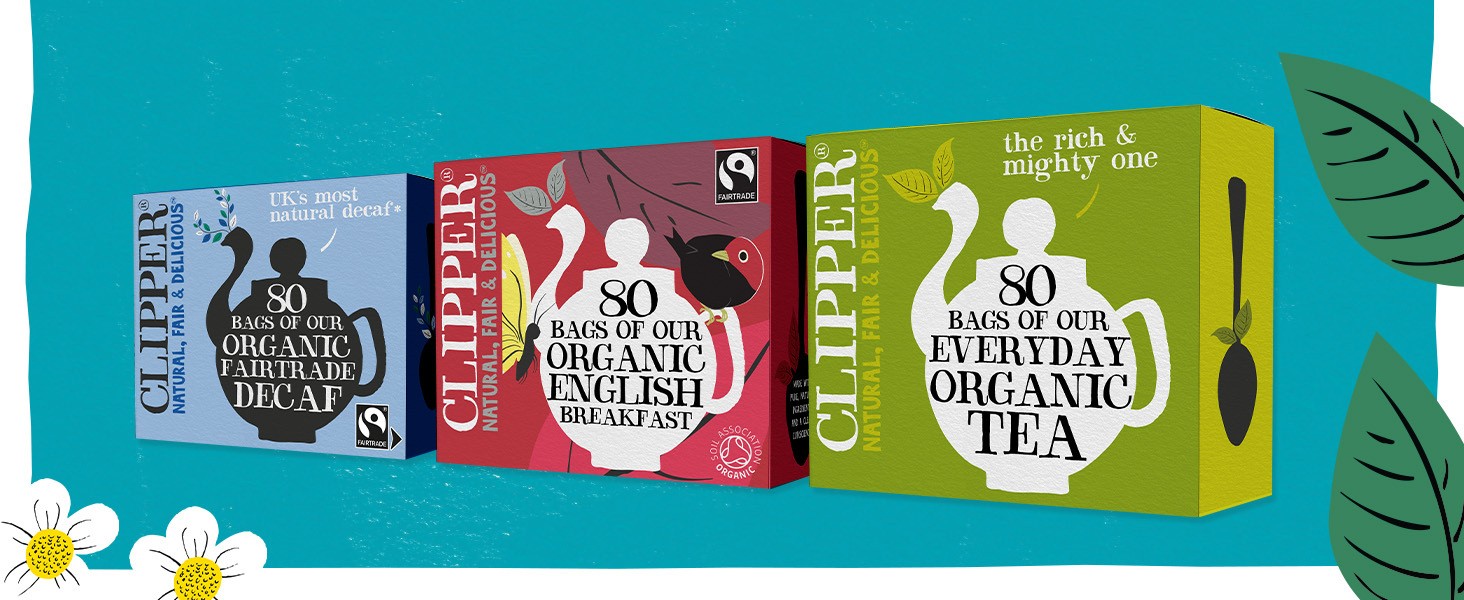 Organic Decaf, Plant-Based, Decaffeinated Black Tea, Great Over Ice, 1 Pack, 80