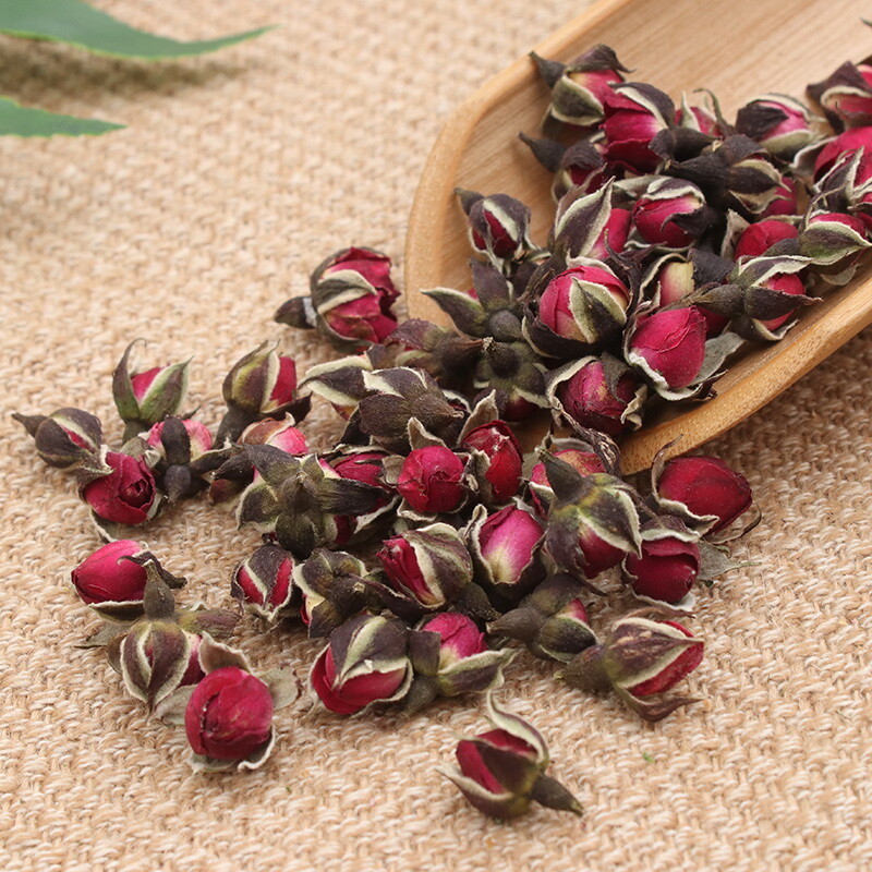 Greenlike Dried Rosebud Flower Rose Bug tea Rose tea 玫瑰花 玫瑰花茶 金边玫瑰花