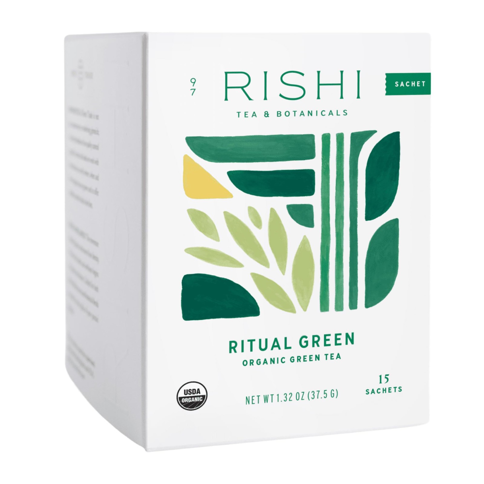 Ritual Green Tea – Organic Sachet Bags, Pure Green Tea, Energizing & Caffeina…