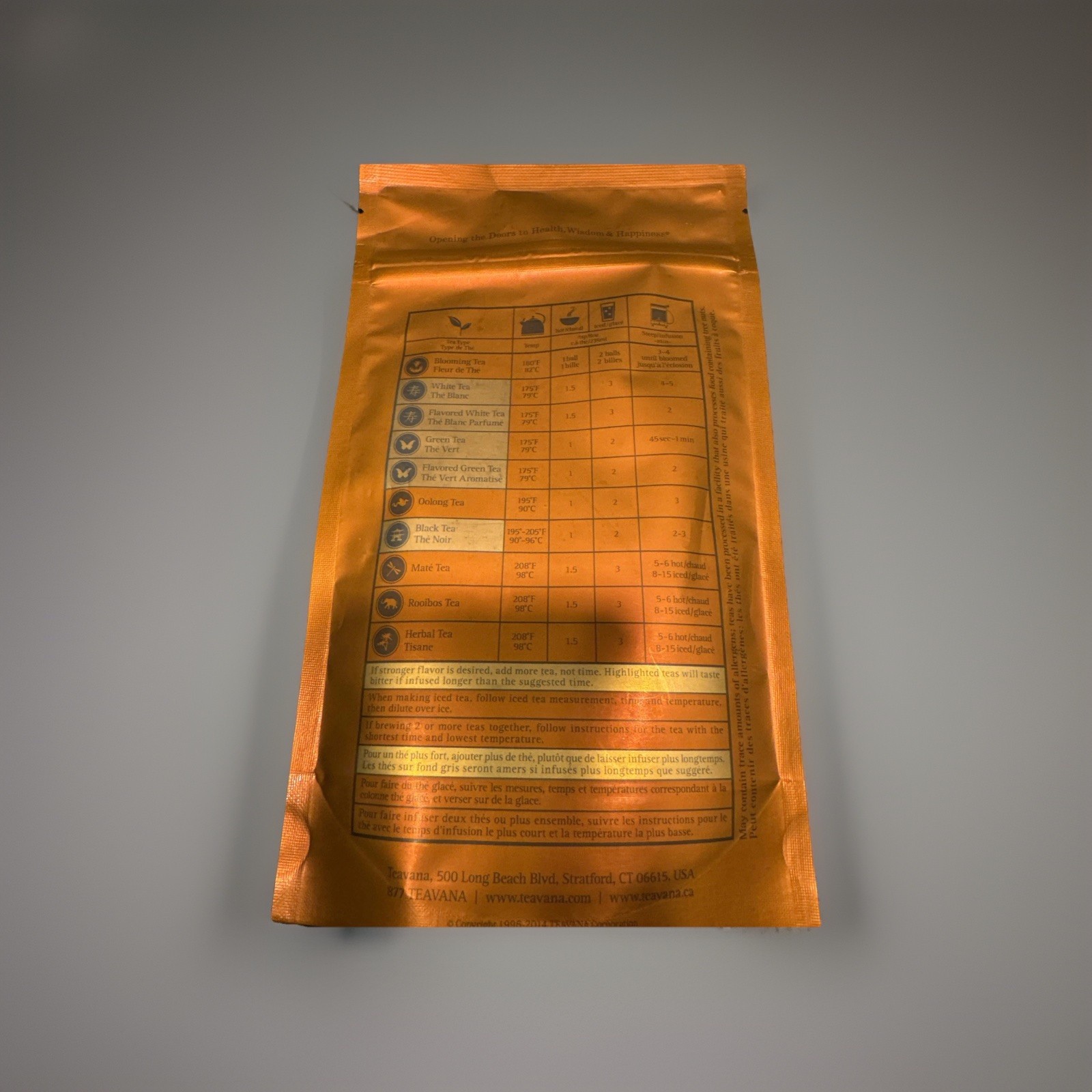 NEW Teavana CHOCOLATE CHAI Black Tea 2oz/56g Factory Sealed Bag – Discontinued