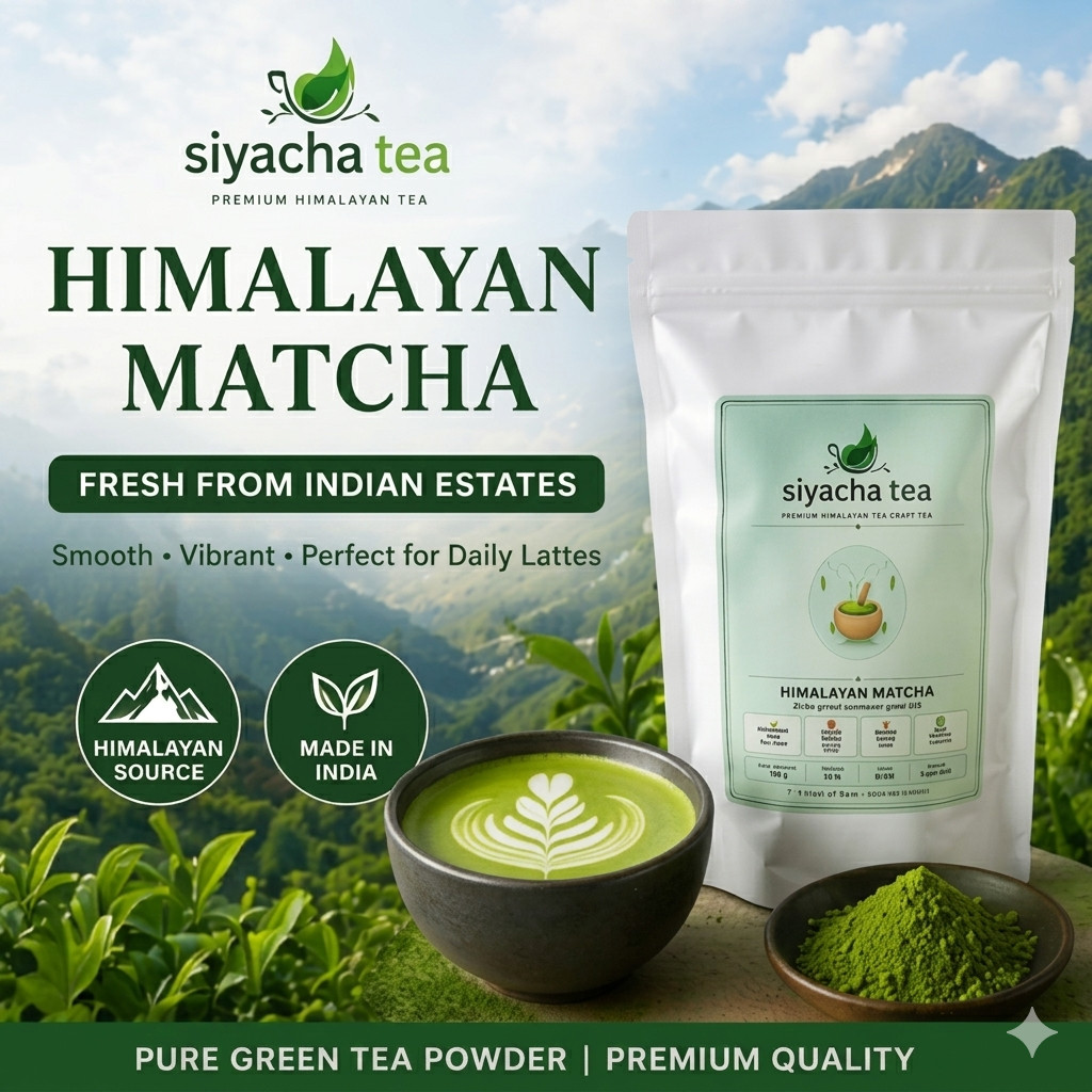 Clean Matcha Powder 400g (4x100g) No Fillers No Additives Himalayan Green Tea