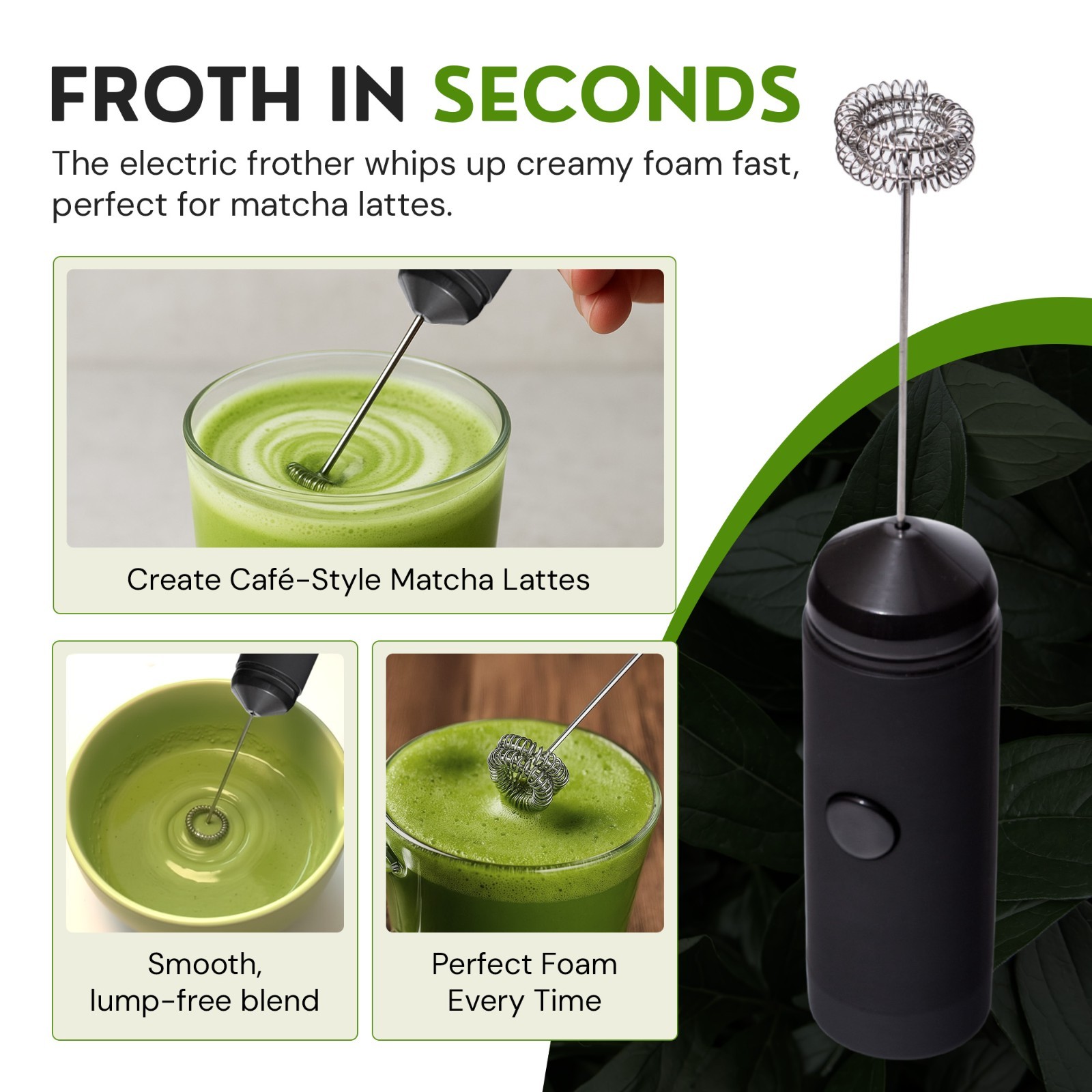 Matcha Whisk Set,6 PCS Ceramic Matcha Kit with Frother, whisk, traditional
