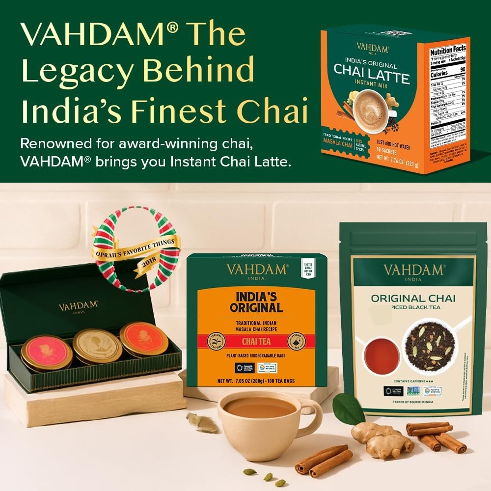 10 Convenient Instant Chai Latte Sachets – Rich Flavor with No Steeping