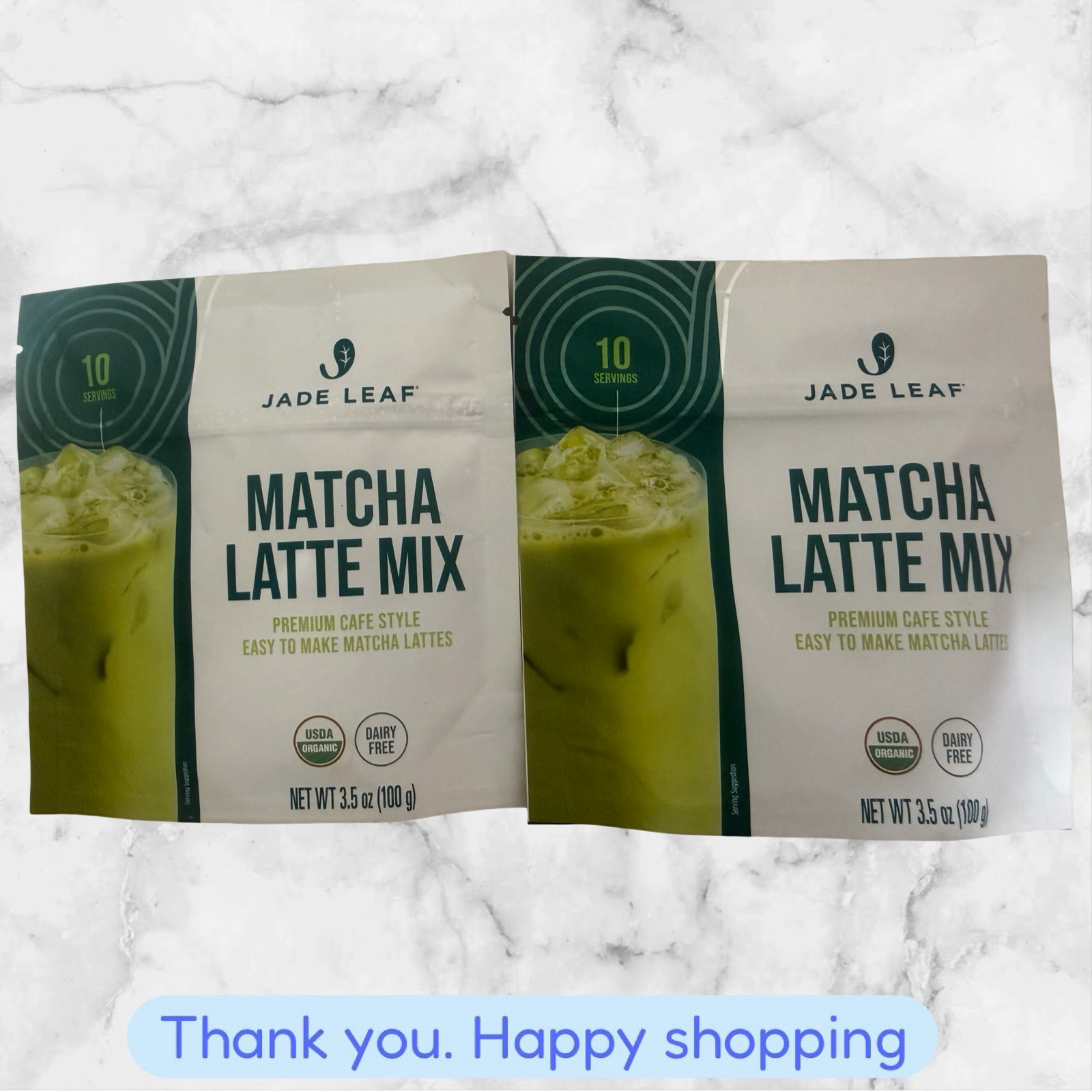 FOR 2 Jade Leaf Matcha Organic Japanese Matcha Latte Mix Powdered Tea 3.5 Oz NEW