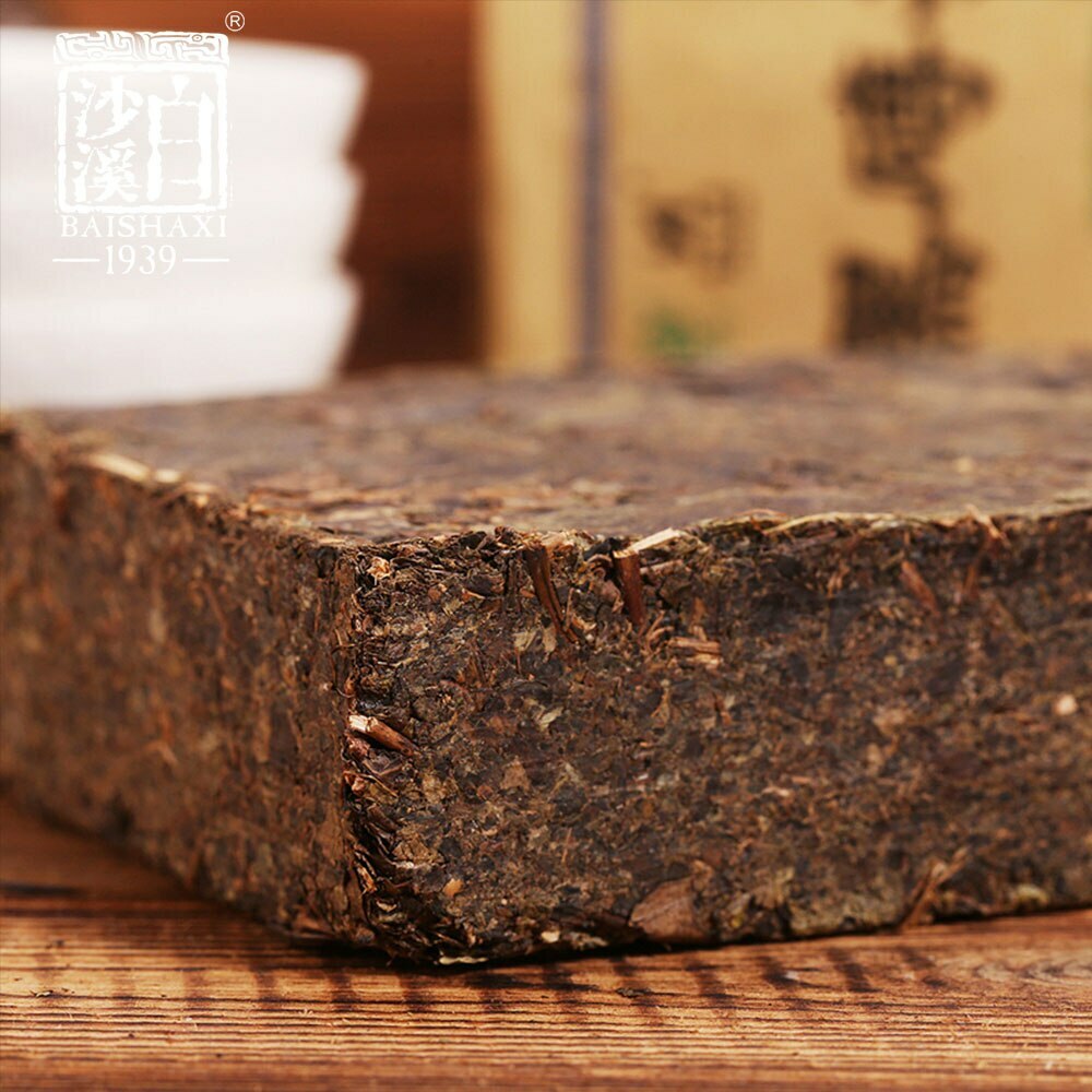 Natural Anhua Dark Tea Brick Herbal Energy Tea 400g
