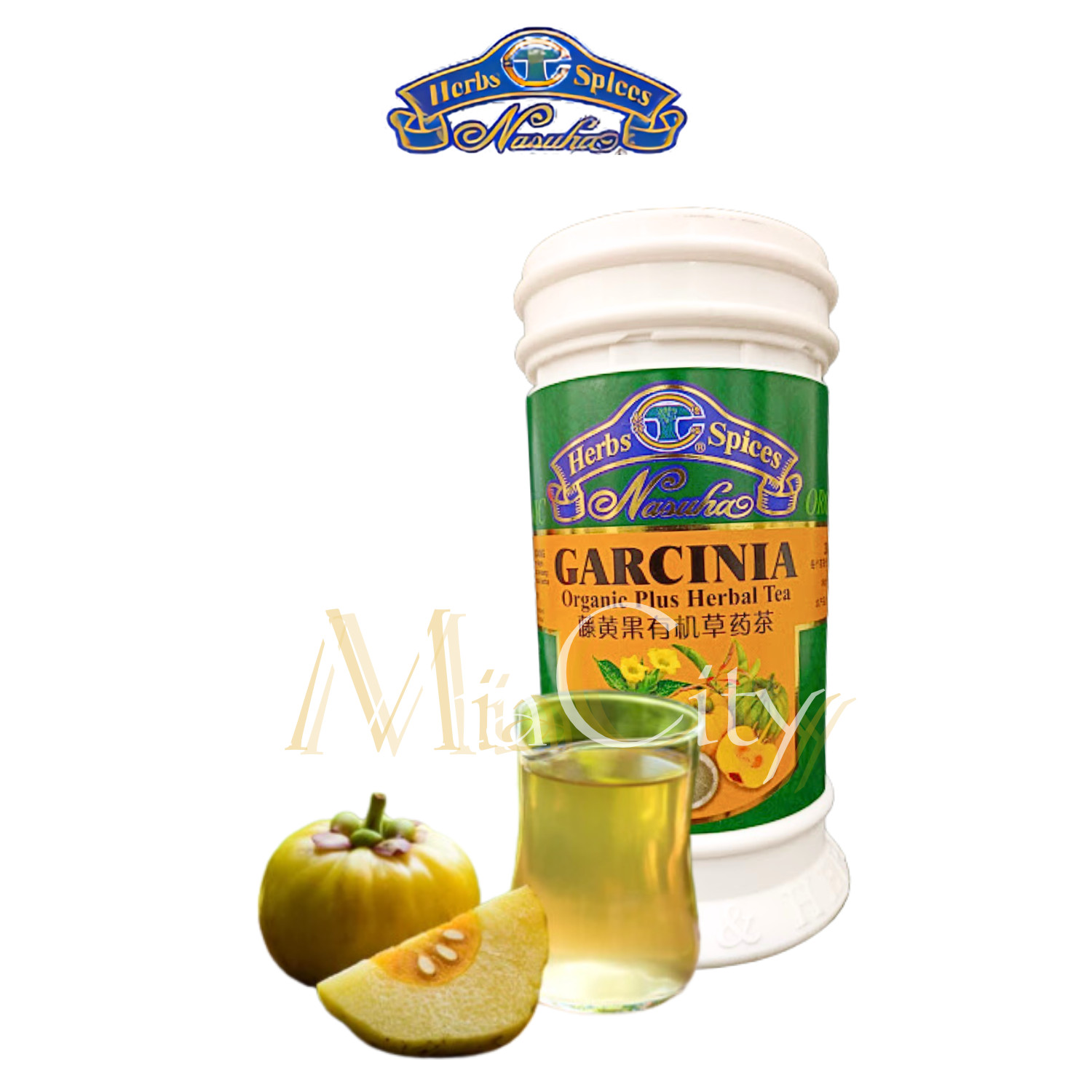 Herbs Spices GARCINIA Organic Plus Herbal Tea 120g , 60g