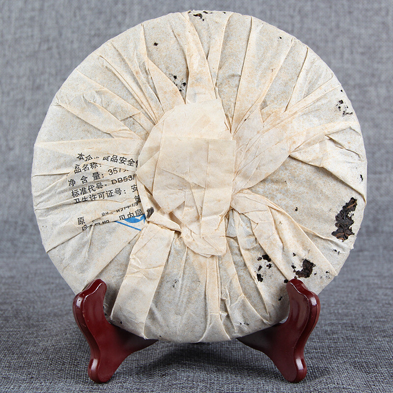 Lao Tong Zhi JIAJIA 7598 Anning Haiwan Yunnan Pu-erh Tea Cake 2007 357g Ripe