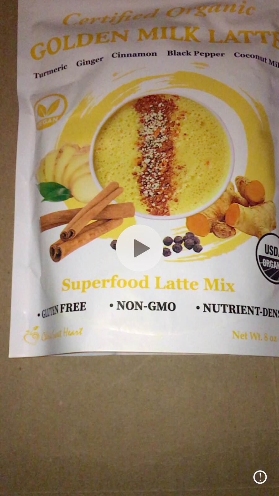 5X Lot Cherie Sweet Heart Organic Golden Milk Latte 8 Oz Ex 10/15/2026