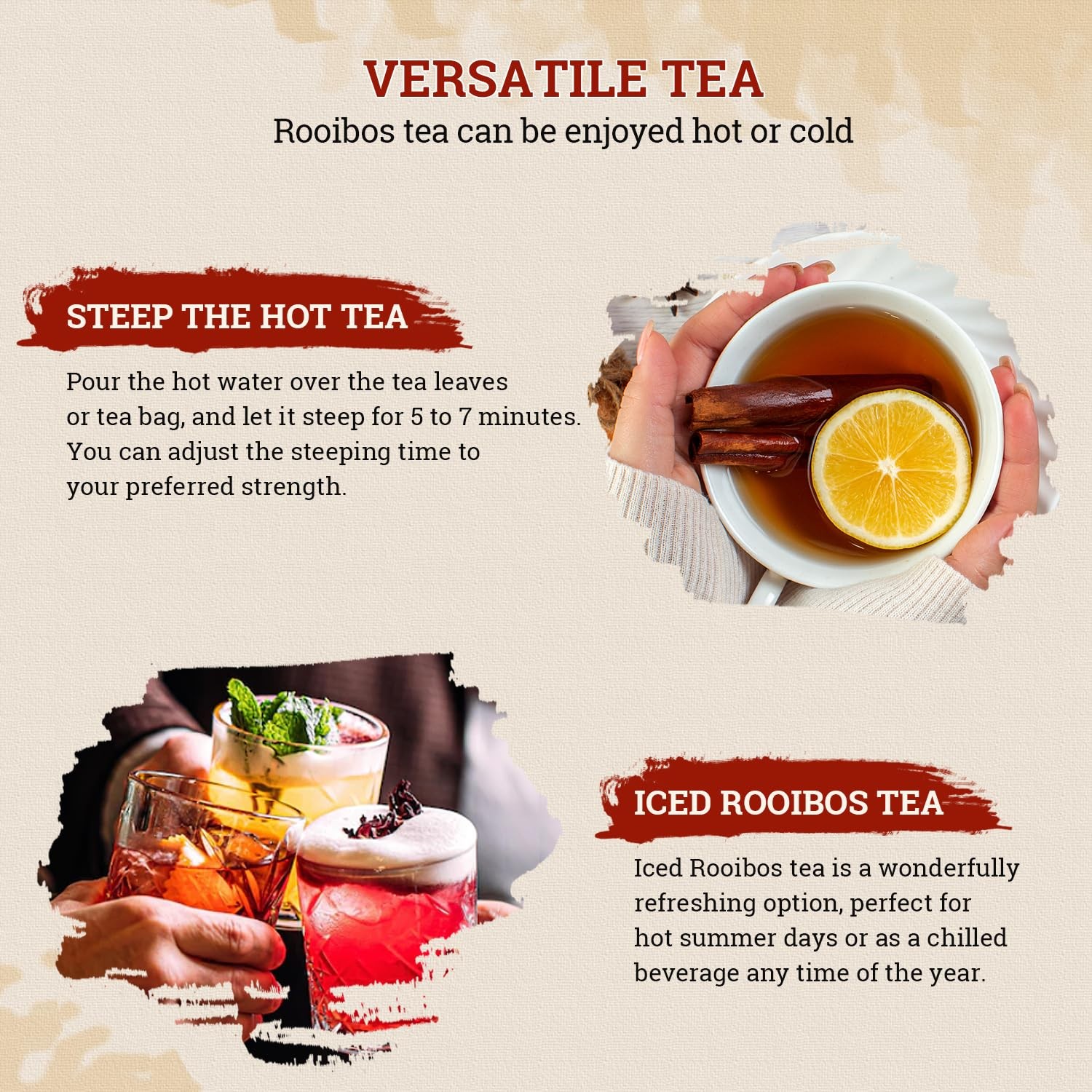 Rooibos Tea Organic, 100 Tea bags, Pure Premuim Rooibos Tea, Naturally Sweet …
