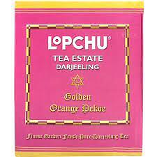 2 X LOPCHU GOLDEN ORANGE PEKOE 500 gm ( Pink Box) LONG EXPIRY