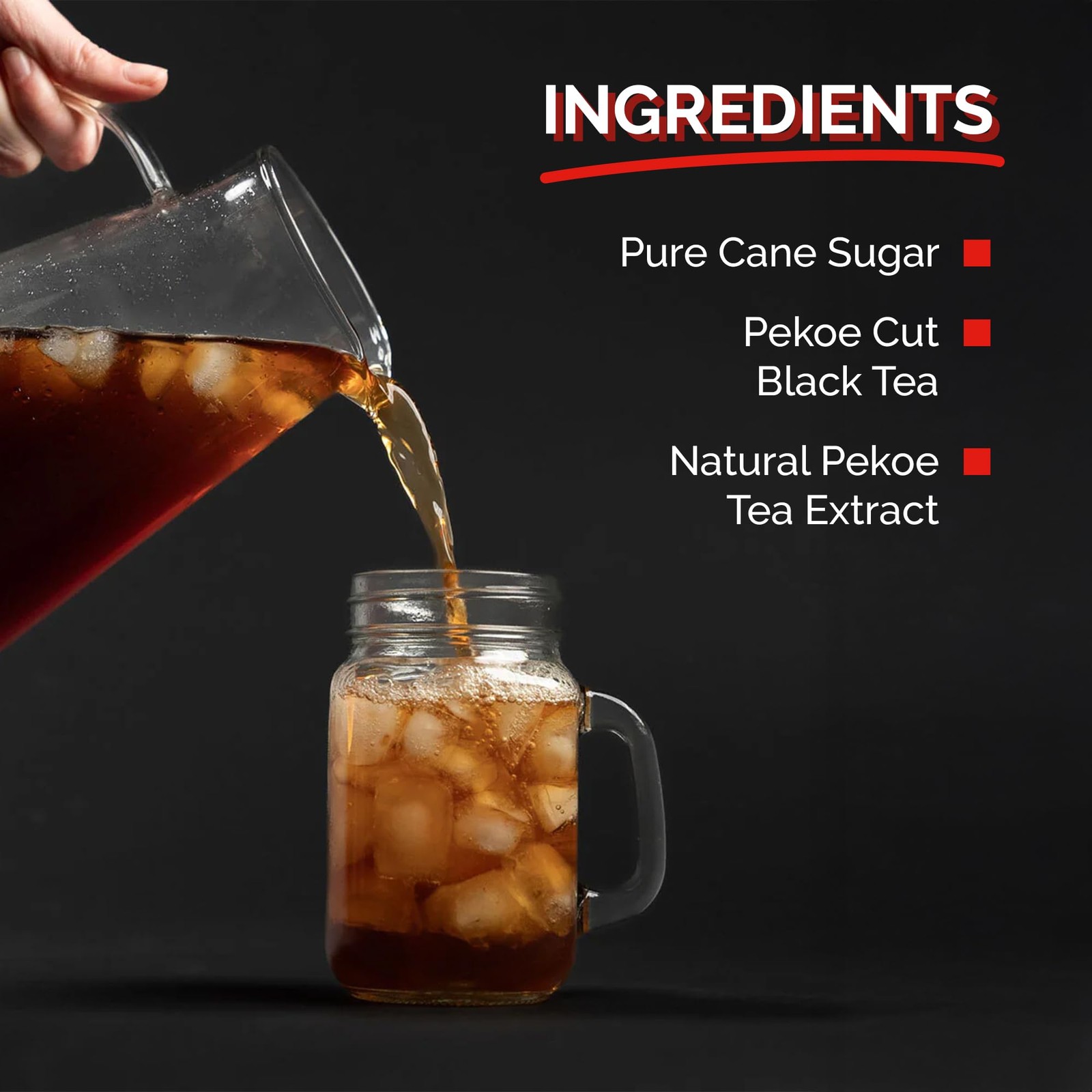 Cane Brew Sweet Tea – Southern Black Iced Teas, Family Size – No Boil, Zero M…