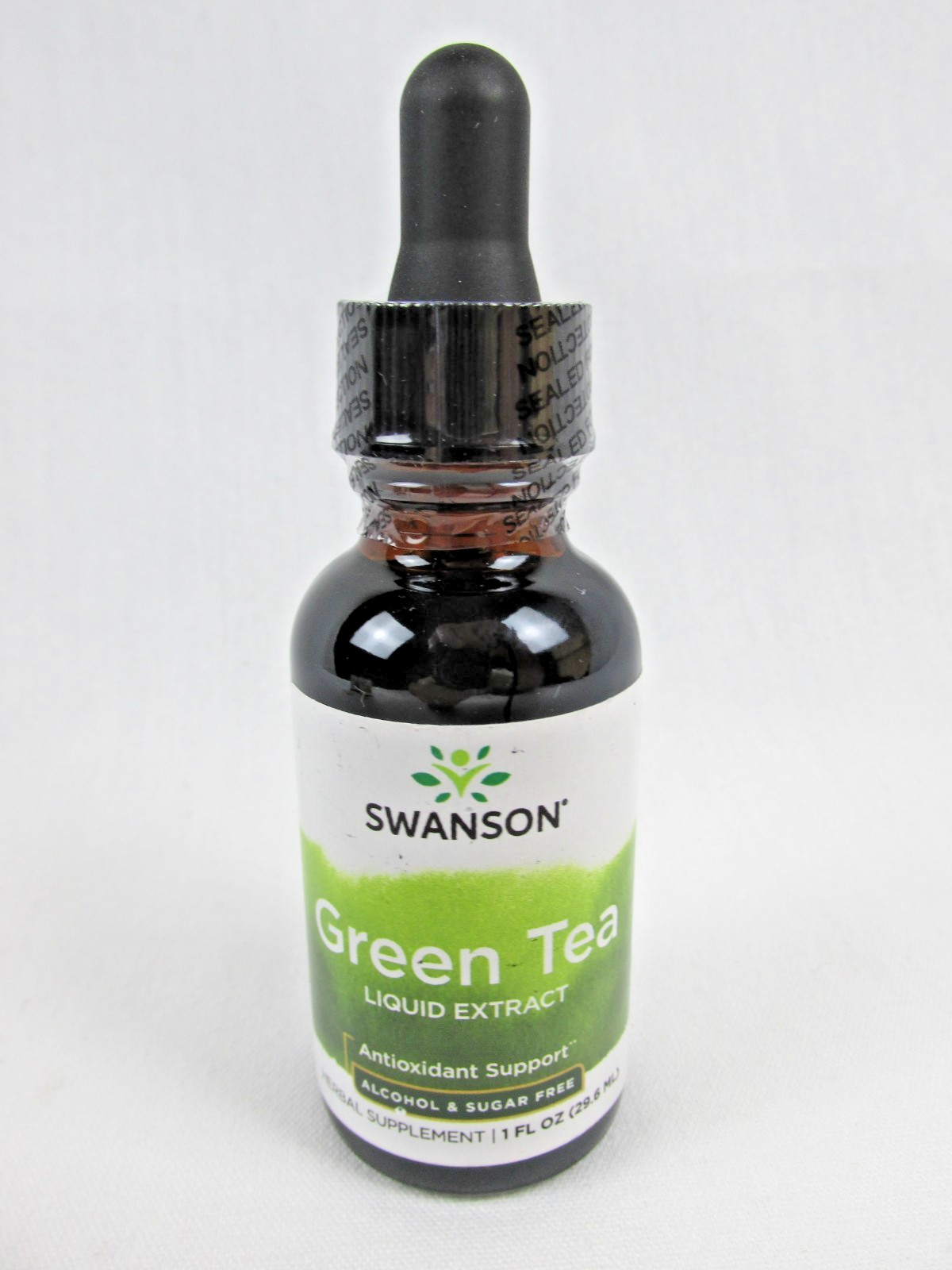 Swanson Green Tea Liquid Extract (Alcohol and Sugar-Free) 1 fl. oz Liquid