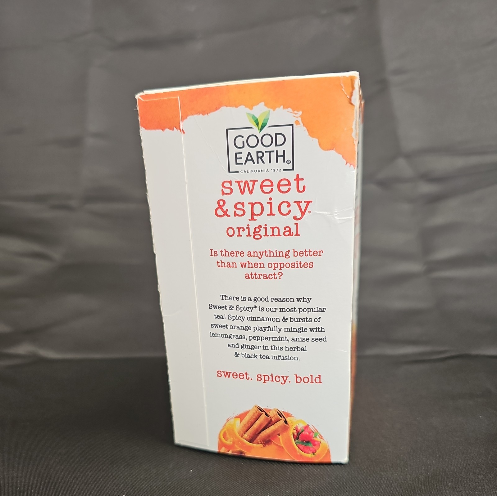 Good Earth Original Herbal & Black Tea Sweet & Spicy 18 Bags