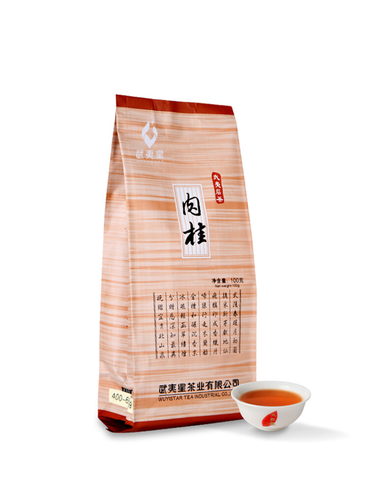 WuyiStar Rou Gui Rougui Oolong Tea Fujian Wu Yi Mountain Rock Tea Yan Cha 100g
