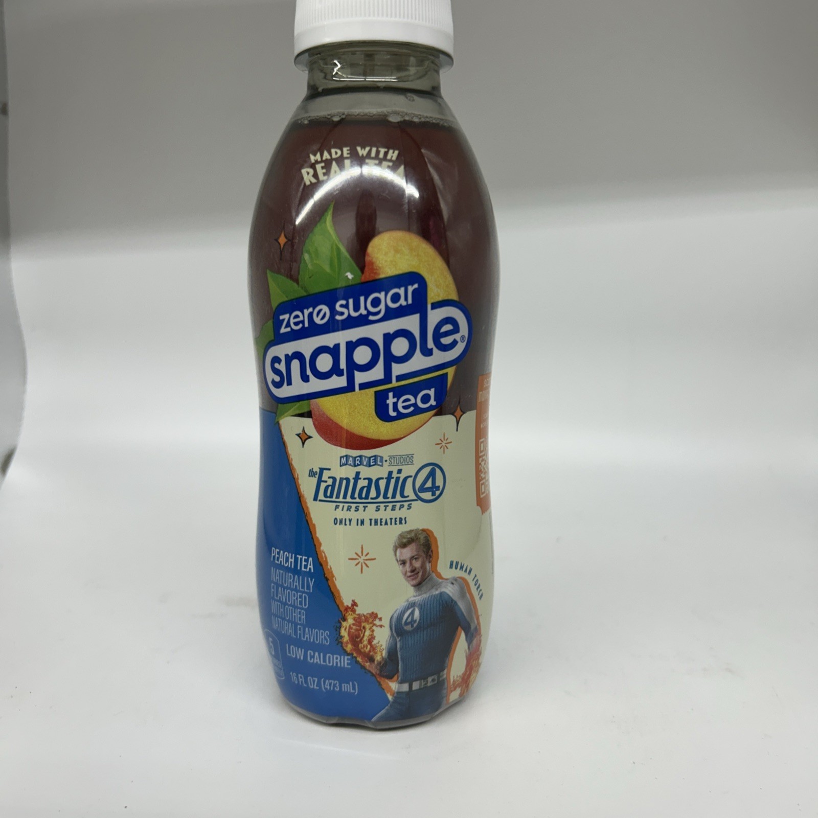 Snapple Zero Sugar Peach Tea Beverage – 16 fl oz ( 12 Pack)