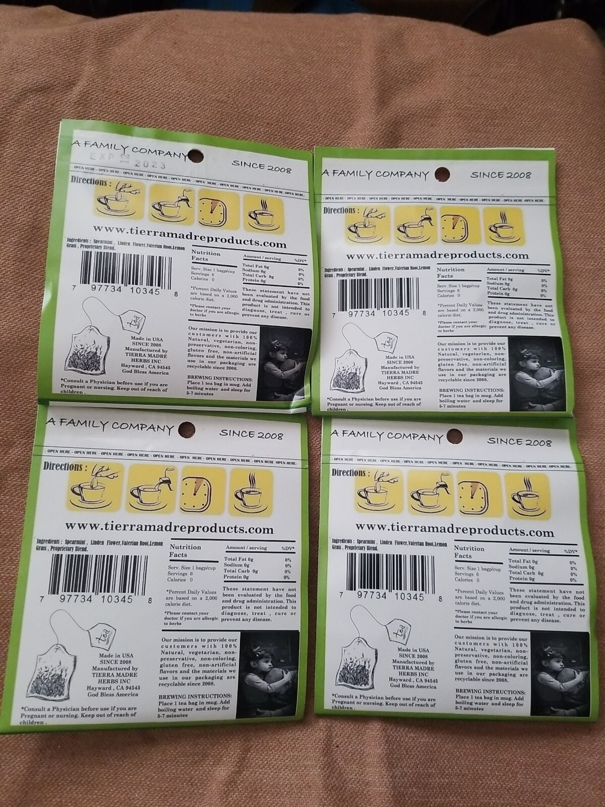Tierra Madre ,Natural Herbal Tea Blend ,INSOMNIA TEA – SLEEP TEA Help Support