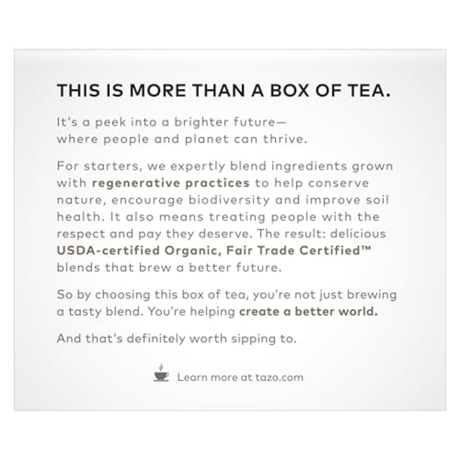Regenerative Organic Awake English Breakfast Black Tea Bags, 36 Count (Pack o…