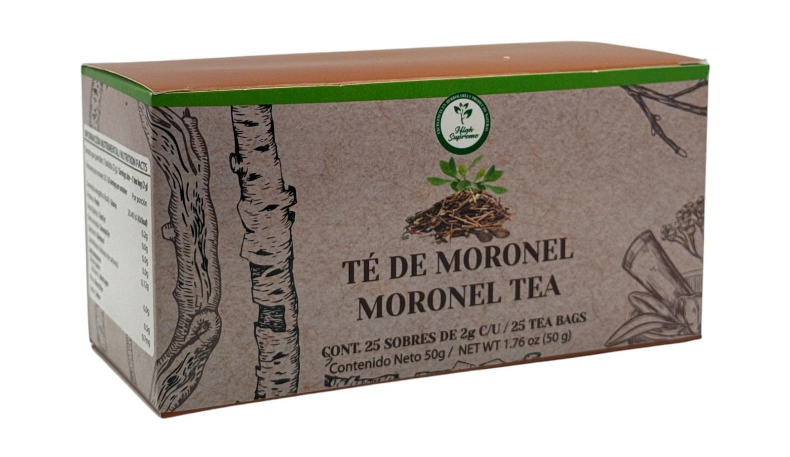 Moronel Herbal Tea Naturally Caffeine Free Sustainably Grown Authentic Flavor