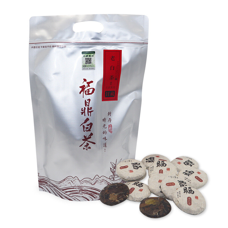 White Tea Premium Natural Healthy Fuding Shoumei Gold Coin Mini Cake 500g
