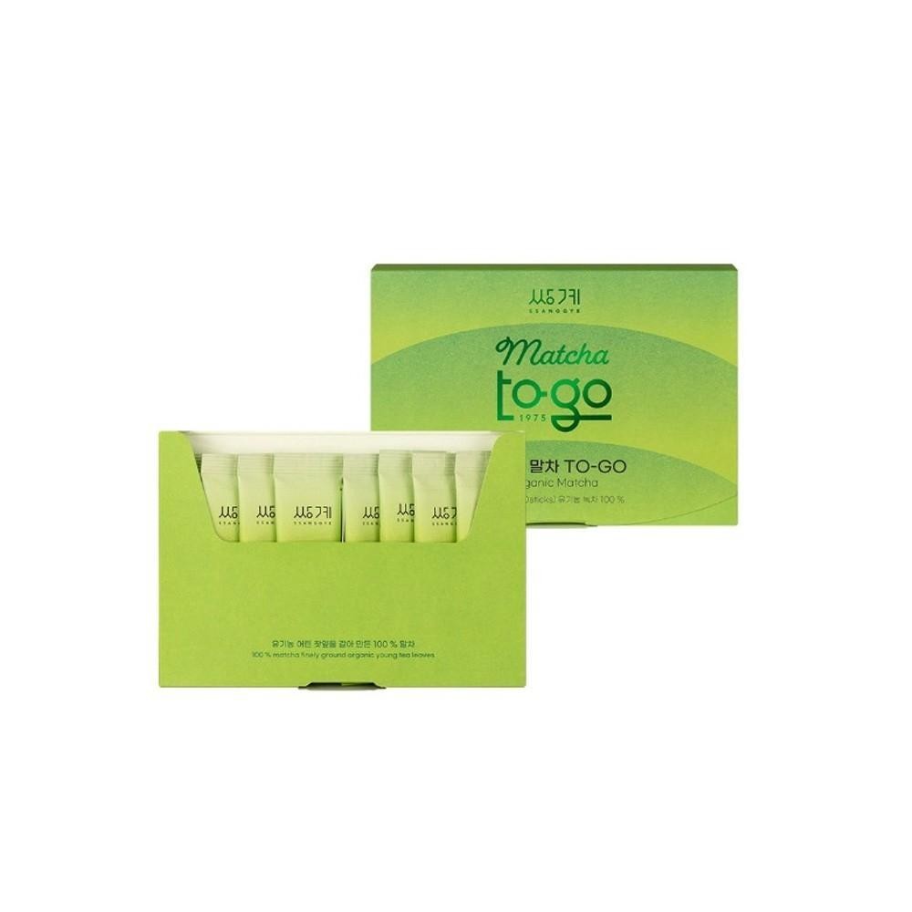 Ssanggye Organic Matcha Powder Sticks 100% Jeju Korea Green Tea 10 Packs 20g