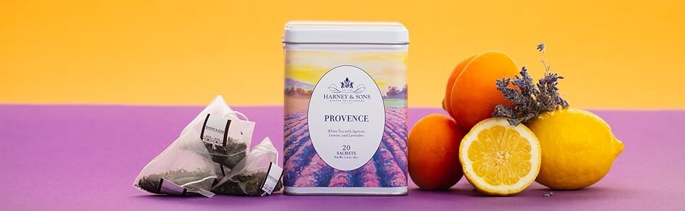 Provence Tea, White Tea with Flavors of Apricot, Lemon and Lavender