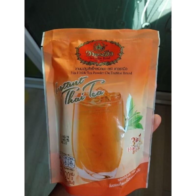 5x Cha Tra Mue Instant Thai Milk Tea Mix 3-in-1 Hot or Iced Drink Refreshing
