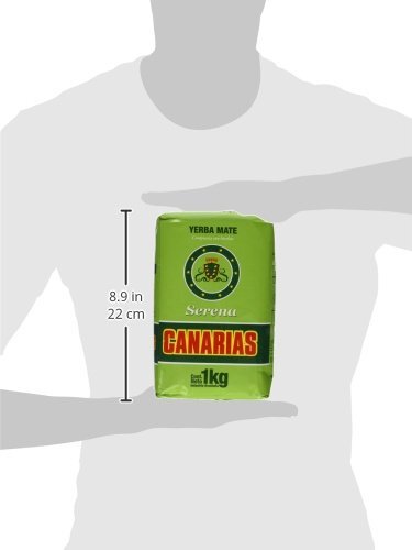 Canarias Yerba Mate Ground Leaves 2.2lb Sin Palo Soft Flavor Tea