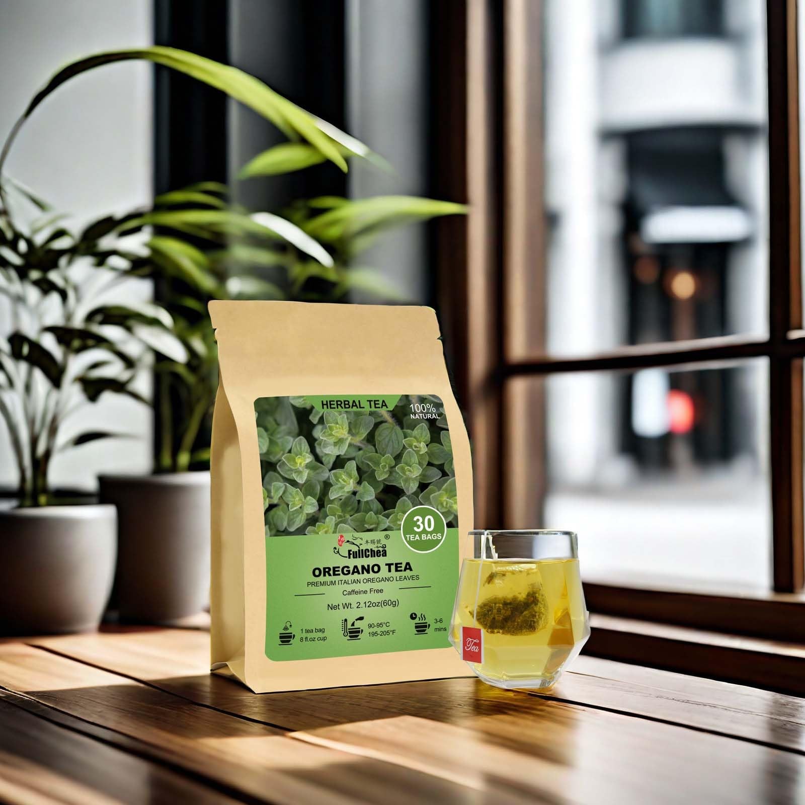 FullChea – Oregano Tea Bags, 30 Teabags, 2g/Bag – 30 Count (Pack of 1)