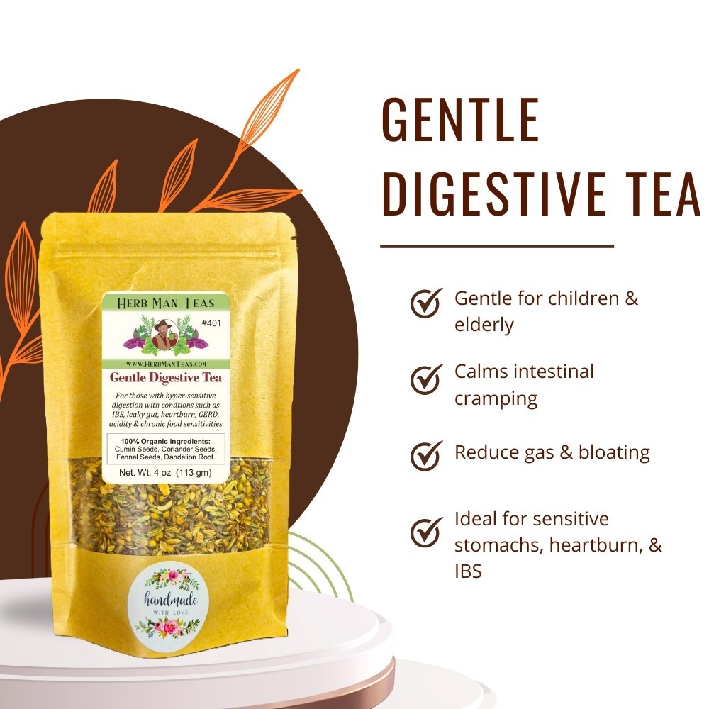 GENTLE DIGESTIVE TEA for those with inflammatory stomach & intestinal conditions