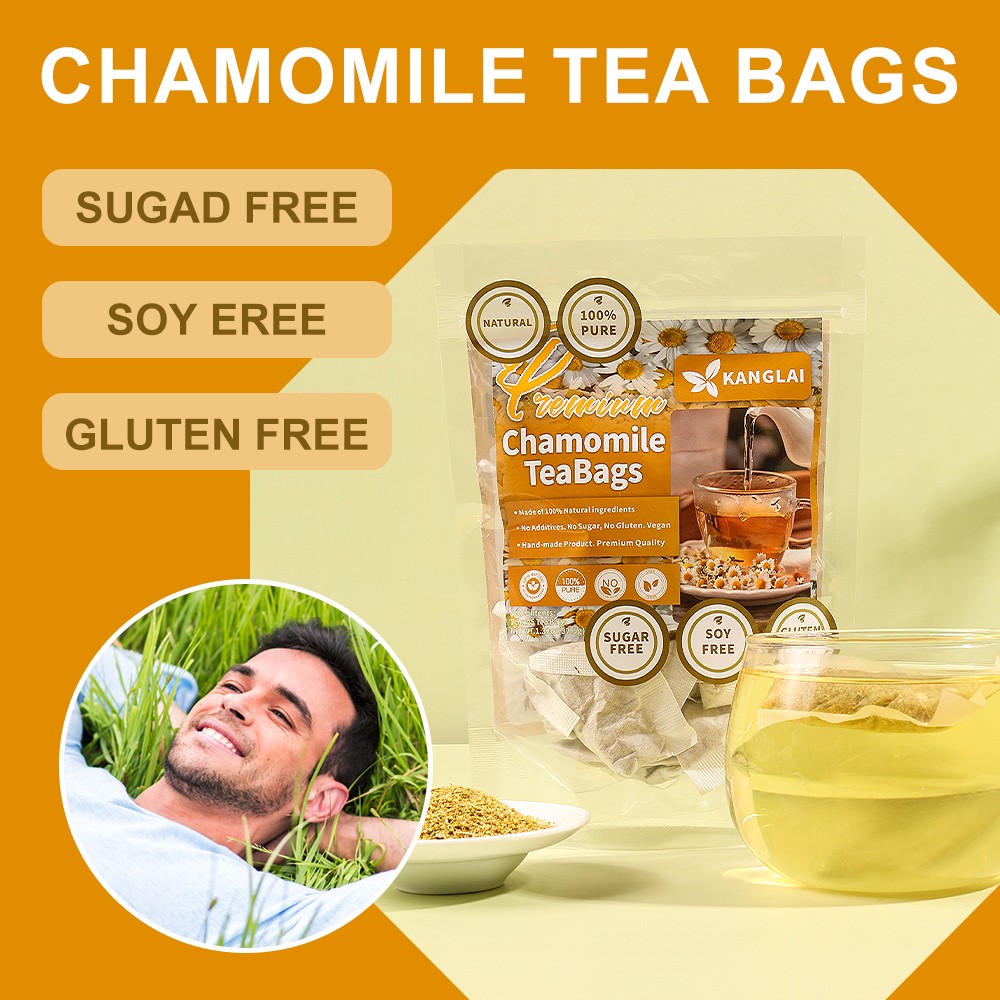 Chamomile Flower Tea, Caffeine Free 25 pieces (herbal tea bags)