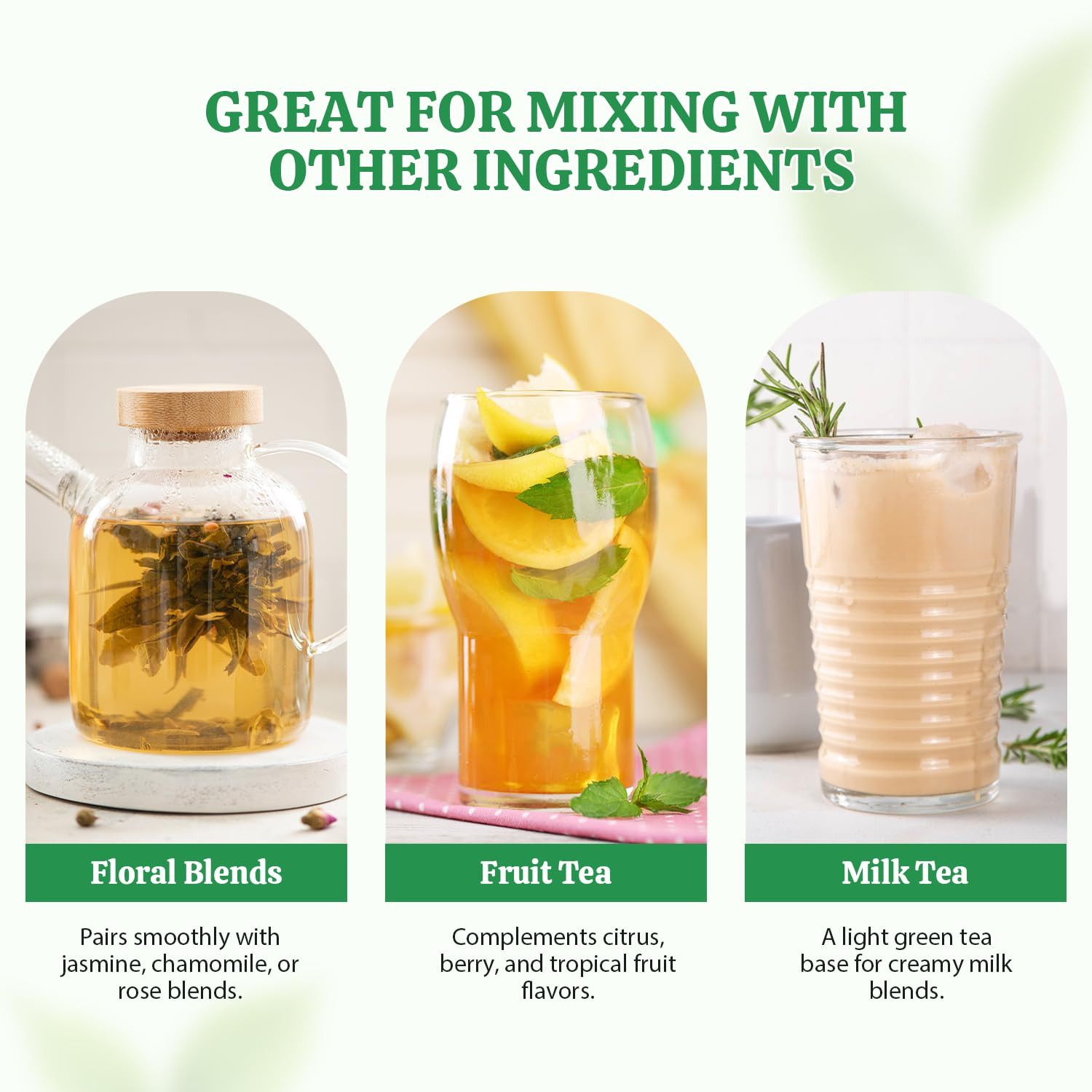 Organic Green Tea, 6.3 Oz (180G), 100 Tea Bags, Refreshing and Fragrant, Sustain