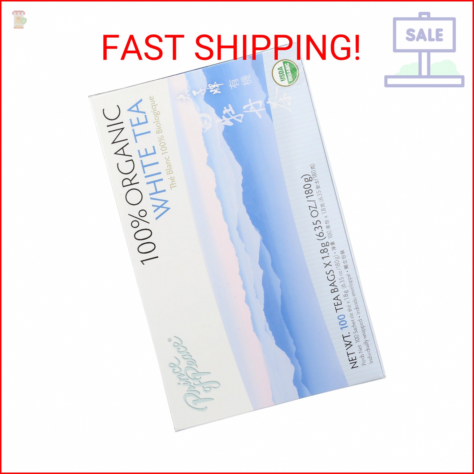 Prince of Peace® Organic White Tea 100ct