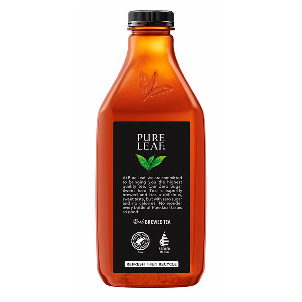 Pure Leaf Zero Sugar Sweet Tea 64oz 6 Pack Real Brewed Tea Beverage