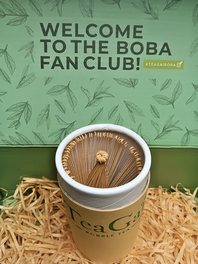 TeaGal Bubble Tea Kit w/ 4 Reusable Straws Earl Grey Black Jasmine Green