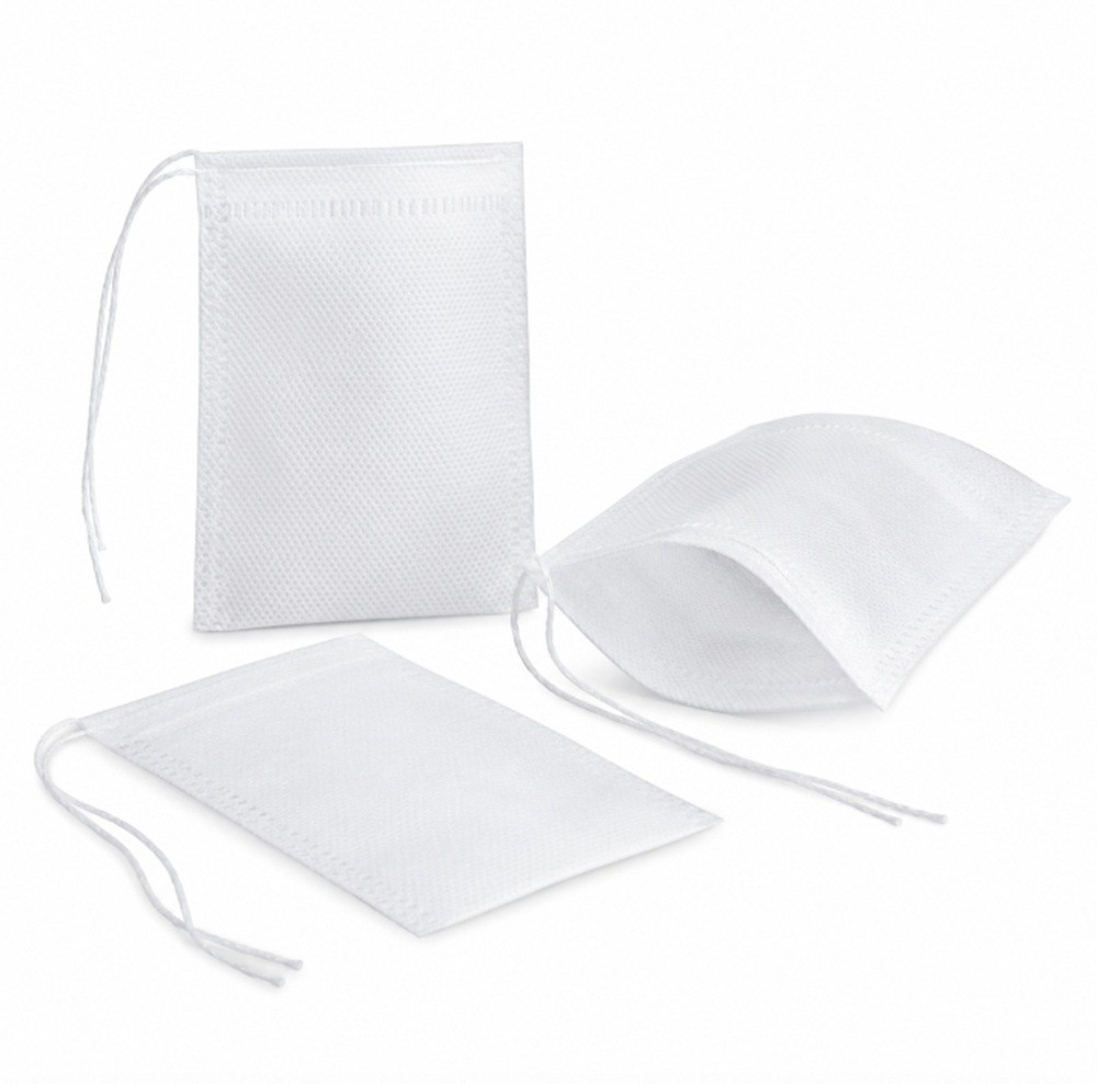 100 Pcs 8x10cm Non-woven Disposable Tea Bags – Empty Herb Loose Tea Filter Bags