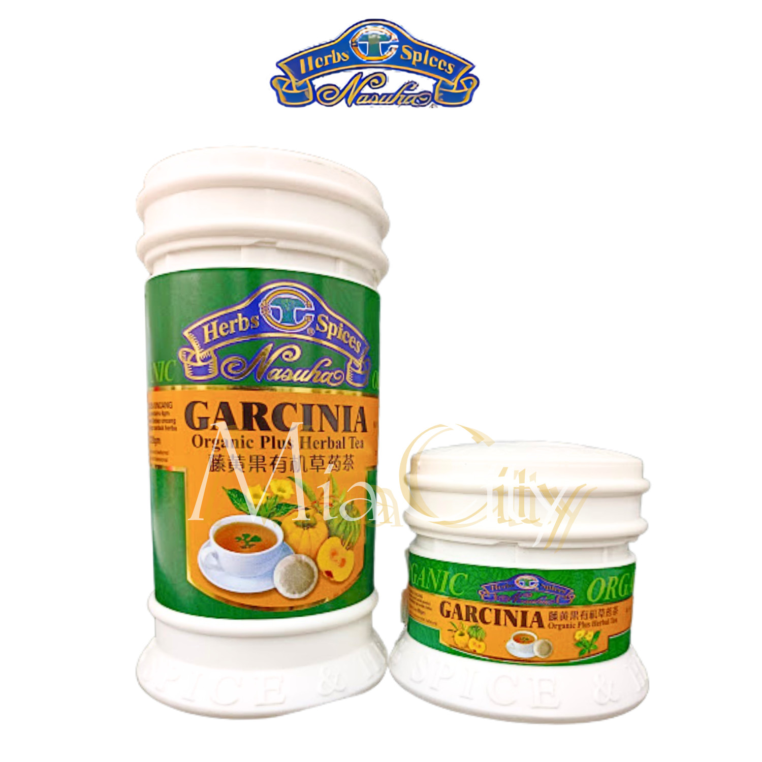 Herbs Spices GARCINIA Organic Plus Herbal Tea 120g , 60g