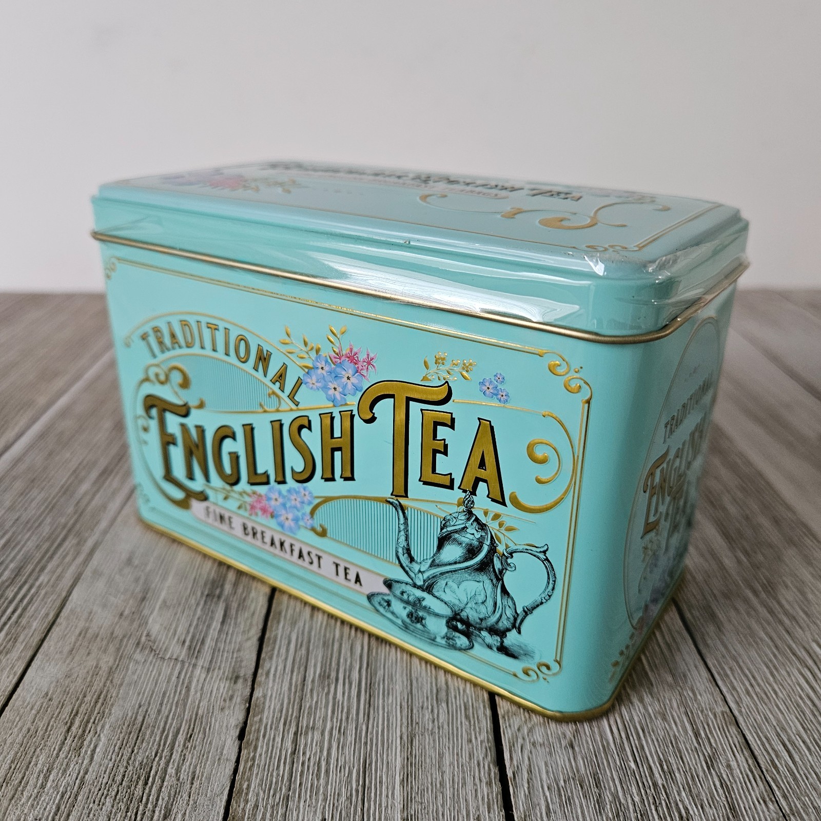 Traditional English Tea Fine Breakfast Tea Vintage Victorian 40 Teabags 2.8 Ounc