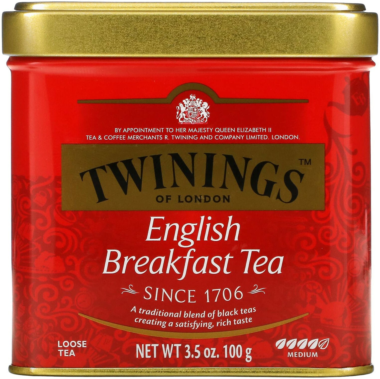 Twinings English Breakfast Loose Tea – 3.5 oz