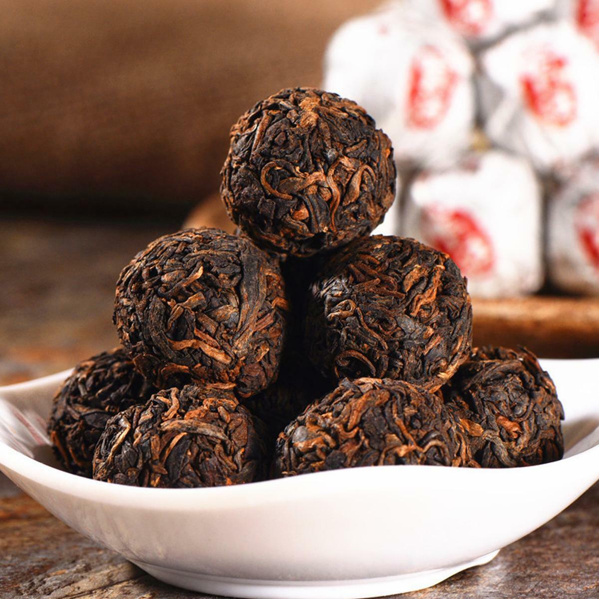 Ripe Pu Erh Tuo Tea Mini Dragon Ball Yunnan Black Tea Premium Aged Pu erh