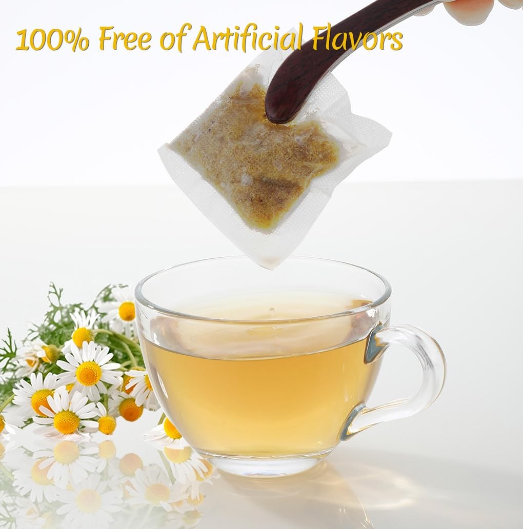 135 Chamomile Tea Bags, 100 Natural, Caffeine Free, Non-GMO