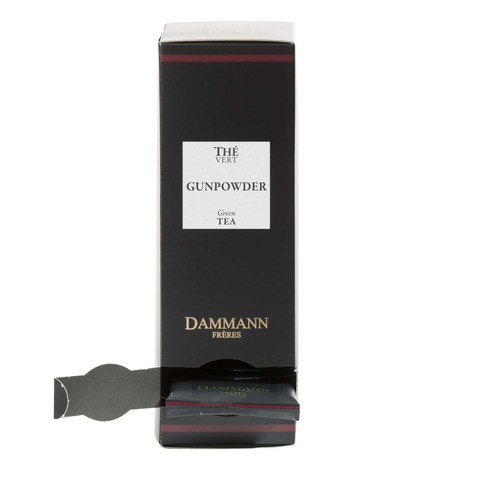 Dammann Freres Satchets, Gunpowder Green Tea Bags, Premium Gourmet French Tea…