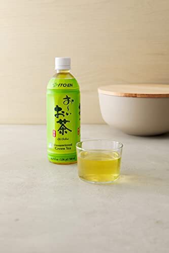 Ito En Tea Oi Ocha Green Tea Unsweetened 16.9 Ounce Pack of 12