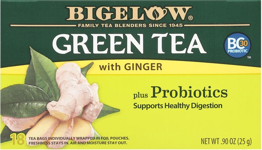 Bigelow Green Tea with Ginger – 18 tea bags
