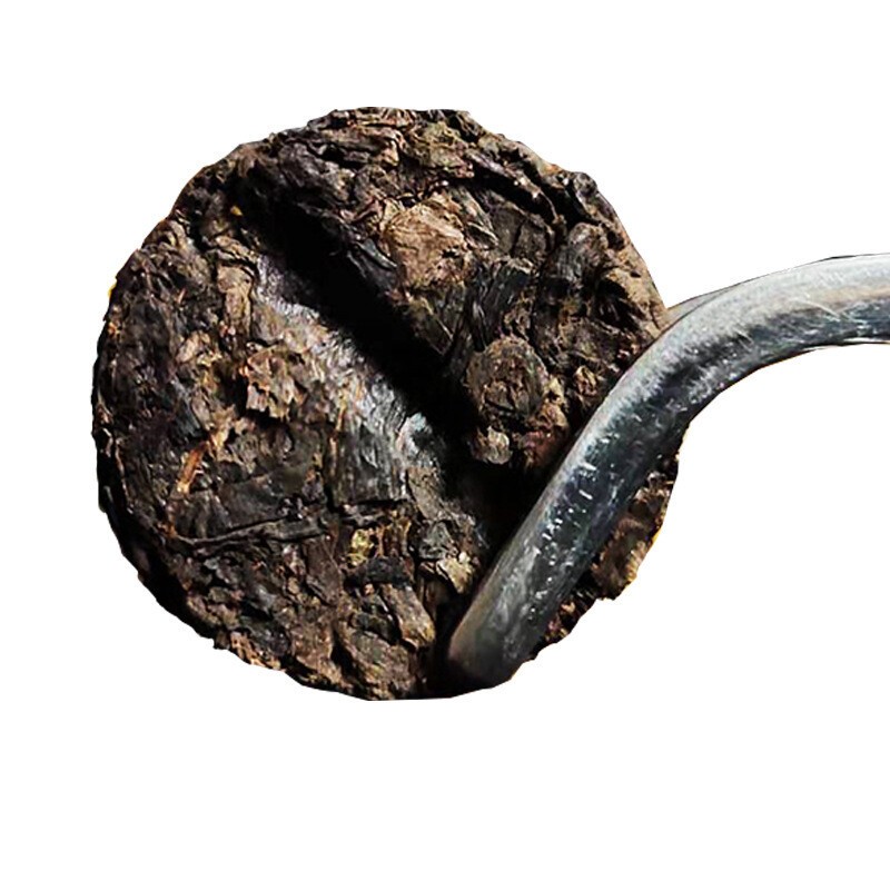 Hunan Anhua Black Tea Granules Dark Tea Gold Coin Tea Aged Black Tea 500g!